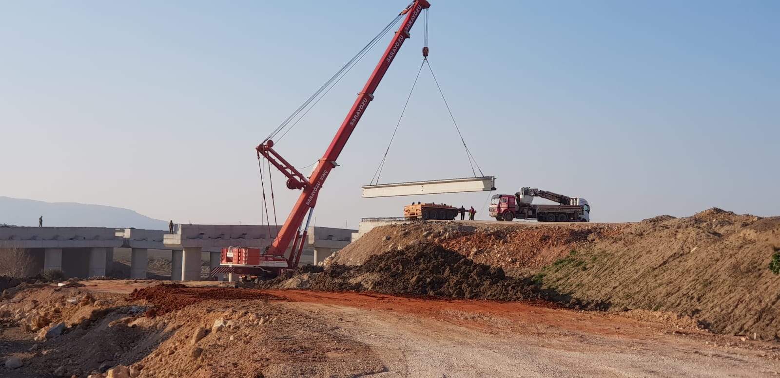 Horasan-Karakurt-Sarıkamış Bölünmüş Yol Projesi Kiriş İmalatı, Nakliye Ve Montaj İşi